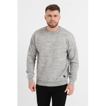 Jack & Jones - Pulover din amestec de bumbac cu decolteu la baza gatului Melvin