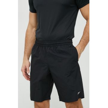 Reebok pantaloni scurți de antrenament Training Essentials Utility barbati, culoarea negru