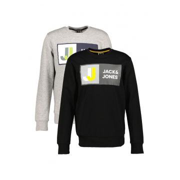 Jack & Jones - Set de bluze sport cu imprimeu logo Logan - 2 piese