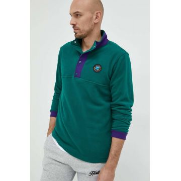 Adidas Originals bluza barbati, culoarea verde, modelator