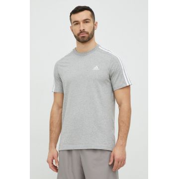 adidas tricou din bumbac culoarea gri, uni IC9337