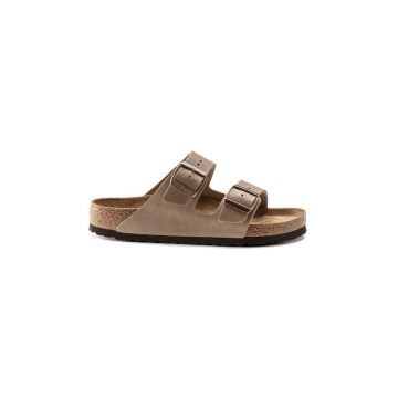 Birkenstock papuci din nubuc Arizona culoarea bej