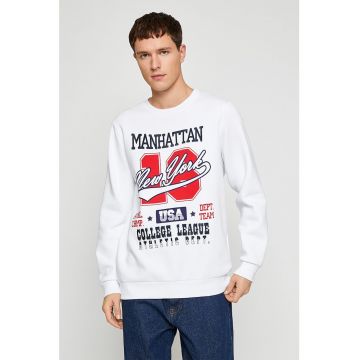 Bluza sport cu text brodat