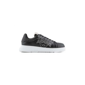 Emporio Armani sneakers din piele culoarea negru, X4X264 XN732 K001