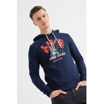 Jack & Jones - Hanorac cu imprimeu grafic si text Headon