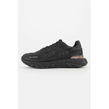 Pantofi sport de piele si material textil