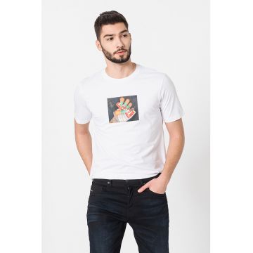 Tricou cu imprimeu foto Just