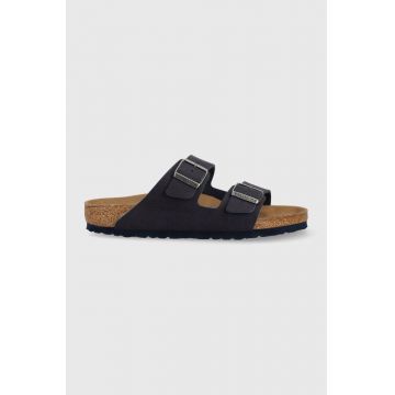 Birkenstock papuci Arizona bărbați, culoarea bleumarin 1023116-IndigoBlue