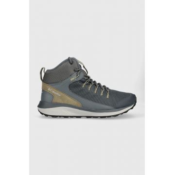 Columbia pantofi Trailstorm Mid Waterproof barbati, culoarea gri 1938881.SS23-053