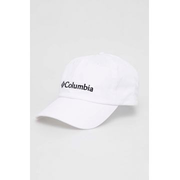 Columbia șapcă ROC II culoarea alb, cu imprimeu 1766611