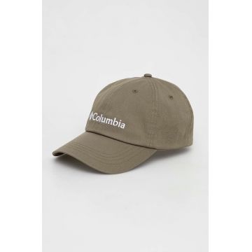 Columbia șapcă culoarea verde, cu imprimeu 1766611.SS23-101