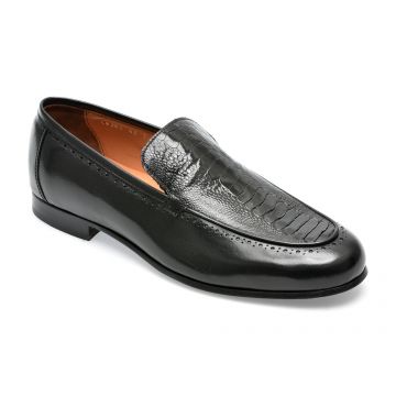 Pantofi EPICA negri, 48285, din piele naturala
