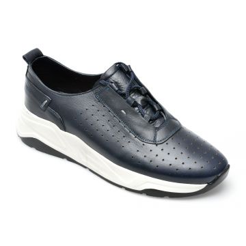 Pantofi OTTER bleumarin, 2155196, din piele naturala