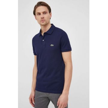 Lacoste polo de bumbac culoarea alb, neted, PH4012