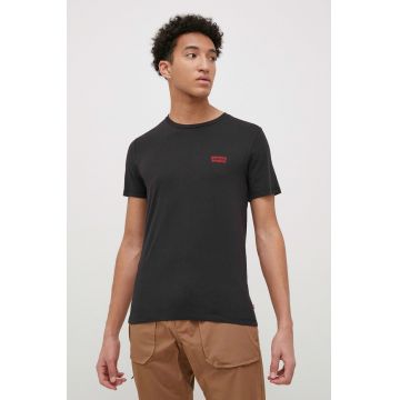 Levi's tricou din bumbac cu imprimeu 79681.0026-Neutrals