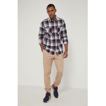 Medicine pantaloni barbati, culoarea bej, jogger