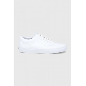 Vans teniși Ua Old Skool culoarea alb VN0A38G1ODJ1-WHITE