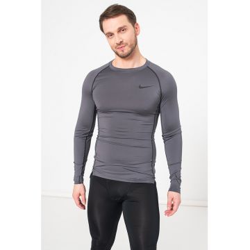 Bluza tight fit cu tehnologie Dri-FIT pentru fitness Pro
