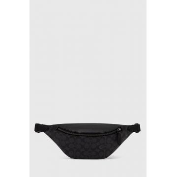 Coach borseta de piele culoarea maro