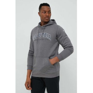 Columbia bluză barbati, culoarea gri, cu glugă, cu imprimeu 1681664.SS23-350