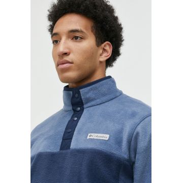 Columbia hanorac Steens Mountain barbati, culoarea albastru marin, modelator