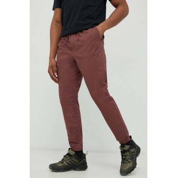 Columbia pantaloni de exterior Rapid Rivers barbati, culoarea violet, drept