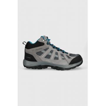 Columbia pantofi Redmond III Mid WP barbati, culoarea gri