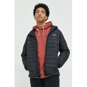 Quiksilver geaca barbati, culoarea negru, de tranzitie