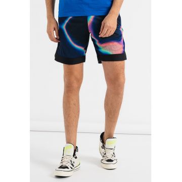 Pantaloni scurti cu imprimeu abstract pentru baschet Curry Mesh