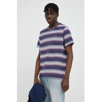 Levi's tricou din bumbac Culoarea violet, modelator