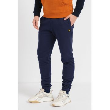 Pantaloni sport slim fit cu buzunare laterale