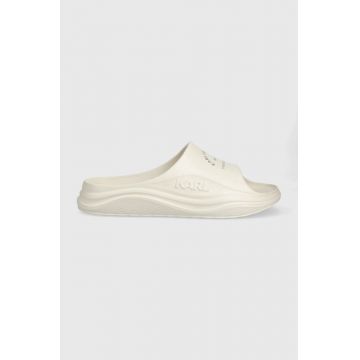 Karl Lagerfeld papuci KL75008 SKOONA barbati, culoarea bej