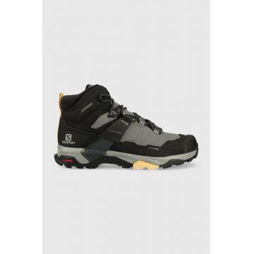 Salomon pantofi X Ultra 4 Mid Winter Thinsulate barbati, culoarea negru, izolat