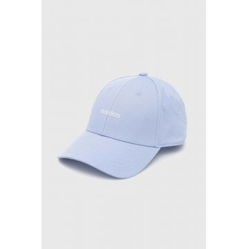 adidas șapcă de baseball din bumbac neted