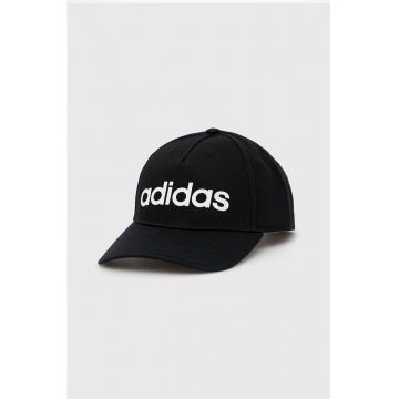 adidas sapca culoarea negru, cu imprimeu