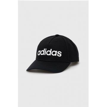 adidas șapcă culoarea negru, cu imprimeu HT6356