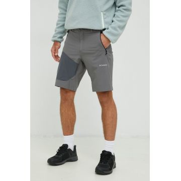 Columbia pantaloni scurți outdoor Triple Canyon II culoarea gri