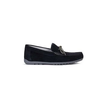 Geox mocasini din piele intoarsa U15BPA 00022 C4002 U TIVOLI A barbati, culoarea albastru marin