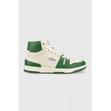 Mercer Amsterdam sneakers din piele The Brooklyn High culoarea verde