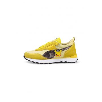 Pantofi sport cu garnituri de piele intoarsa Rider FV Pikachu