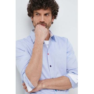 PS Paul Smith camasa din bumbac barbati, cu guler clasic, slim