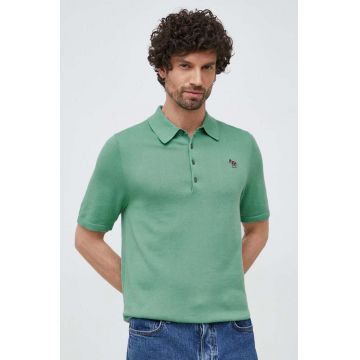 PS Paul Smith pulover barbati, culoarea verde, light