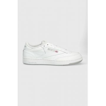 Reebok Classic sneakers din piele Club C culoarea alb