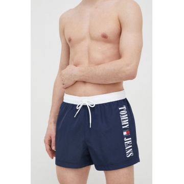 Tommy Jeans pantaloni scurti de baie culoarea albastru marin