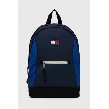 Tommy Jeans rucsac barbati, culoarea albastru marin, mare, neted