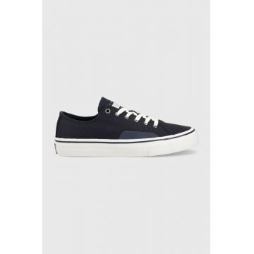 Tommy Jeans tenisi SKATE CANVAS ESS barbati, culoarea albastru marin, EM0EM01175