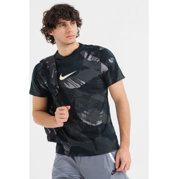 Tricou cu decolteu la baza gatului pentru fitness Tee Camo