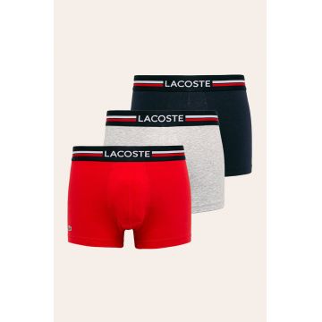 Lacoste boxeri 3-pack barbati, culoarea albastru marin