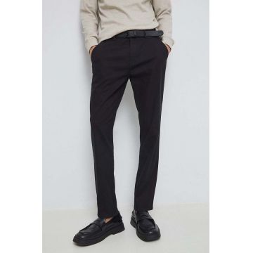 Medicine pantaloni barbati, culoarea negru, mulata