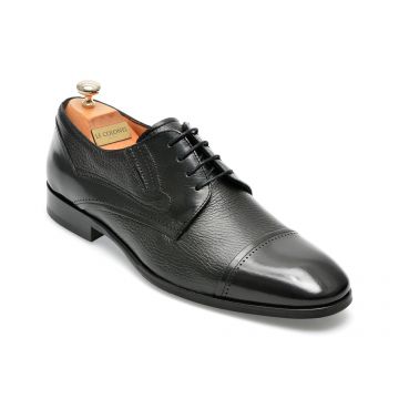 Pantofi LE COLONEL negri, 48764, din piele naturala